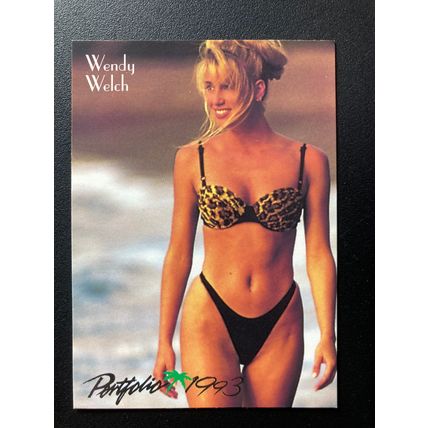 Portfolio 1993 Swimsuit Issue Base trading card # 80 Wendy Welch (A)