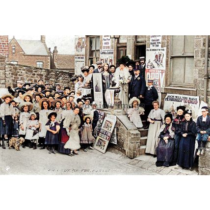 ptc3291 - Yorks. - Election Time for "Oddy" Rawdon Conservative Club - print 6x4