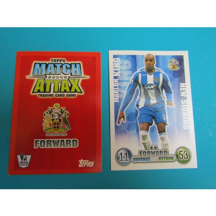 Marlon King - Wigan Athletic - Match Attax 2007/08 Football Card