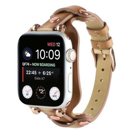 Bracelet Genuine Leather Watch Band For Apple Watch Series, 7 41mm / 6&SE&5&4 40