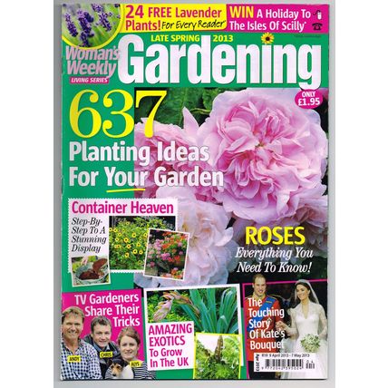 Woman's Weekly Gardening Magazine Late Spring April 2013 Living Series
