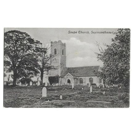 Snape Church, Saxmundham, Suffolk, Postcard.