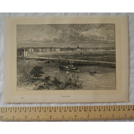 Vintage engraving Weymouth