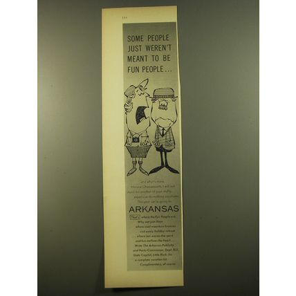 1961 Arkansas Publicity and Parks Commission Advertisement