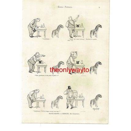 REAL ENGLISH OUTFIT IN AMERICA (More, Reverse), Book Illustration (Print), 1893