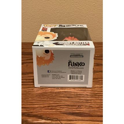 Funko Pop! Rocks: Sex Pistols - Johnny Rotten #20 Figure (Box & Protector)