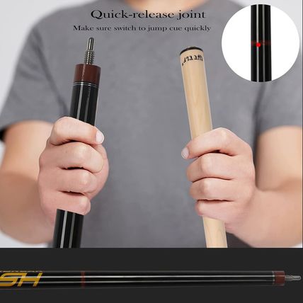 Heavy Hitter Jump Break Pool Cue 20Oz 21Oz 22Oz 23Oz 3-Piece Pool Stick Extra Ha