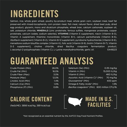 Purina Pro Plan Complete Essentials Shredded Blend Salmon and Rice Dog Food Dry