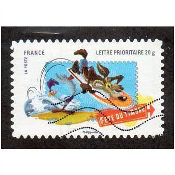 FRA 2009 (56c)(S/A) 'STAMPS DAY' FINE USED (EBID21013)