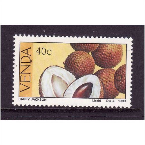 VENDA 1983 40c LITCHI TROPICAL FRUIT SG 86 U/M MINT