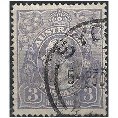 Australia 1924 SG79 3d Dull Ultramarine Fine Used . . .