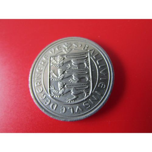 1977 GUERNSEY TEN PENCE FREE POST. E