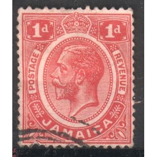 Jamaica 1912 - SG58 - 1d red - KGV - used