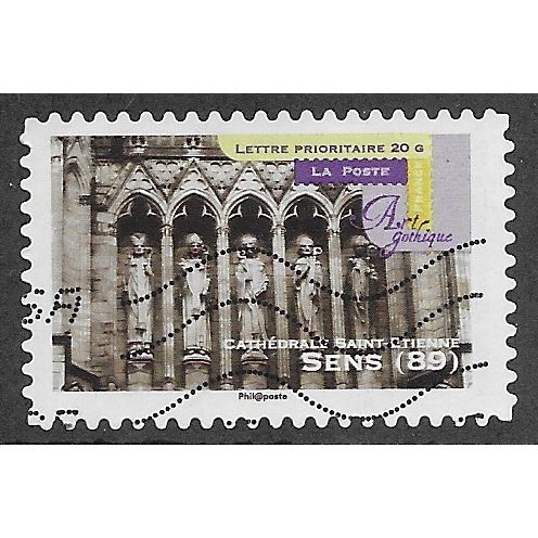 FRA 2011 (58c) 'GOTHIC ART - SENS 89' FINE USED (EBID56-504)