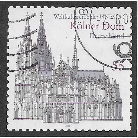 GER 2003 €0.55 (S/A) 'UNESCO SITES -KOLN CATHEDRAL' FINE USED (EBID54-149)