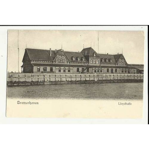 Germany BREMERHAVEN NDL Lloydhalle Postcard by Rosenthal