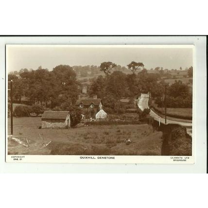 Staffordshire DENSTONE Quixhill Postcard (Lilywhite DNE.21)