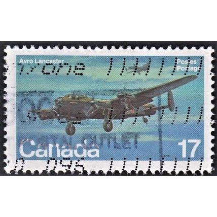 CANADA, 1980 17c Avro Lancaster, SG 997 (Scott #874), used