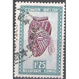 Congo Belge 1947 Michel 273 O Cote (2002) 0.20 Euro Artisanat Cachet rond