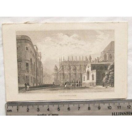 Vintage engraving: Westminster