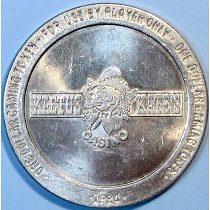 Kactus Kate's. $1 Casino Token. Jean, NV. R71.