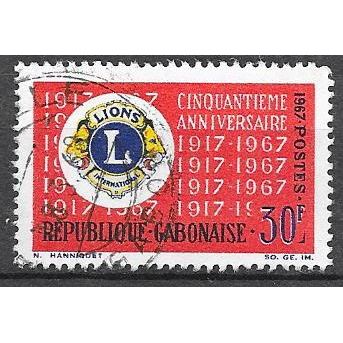 GABON N° 208 YVERT OBLITERE ( USED )
