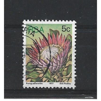 SouthAfrica.SG418 5c Protea Cynaroides.Fine Used.Sep25h
