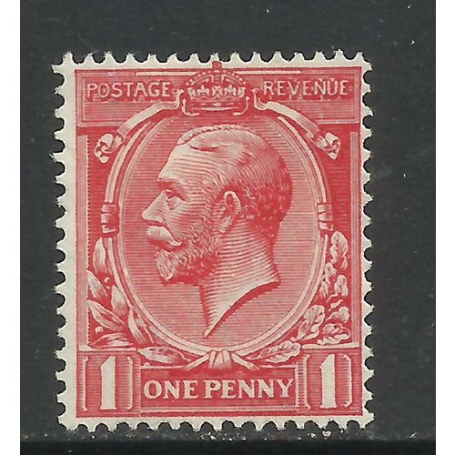 GB 1924 - 26 KGV 1d Scarlet wmk 111 SG 419 Unused No Gum ( L446 )