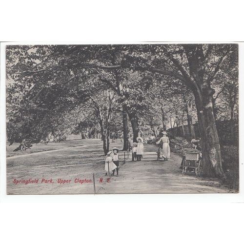 Springfield Park Upper Clapton London 1912 Animated Postcard