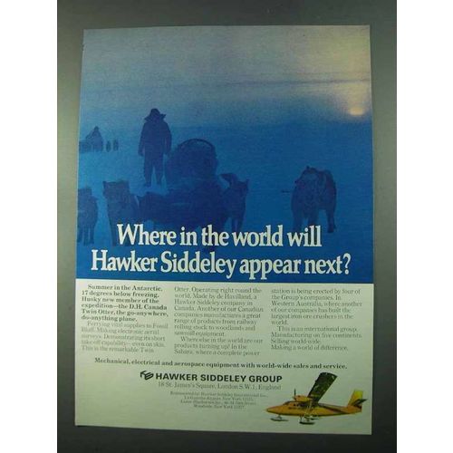 1969 Hawker Siddeley D.H. Canada Twin Otter Plane Ad