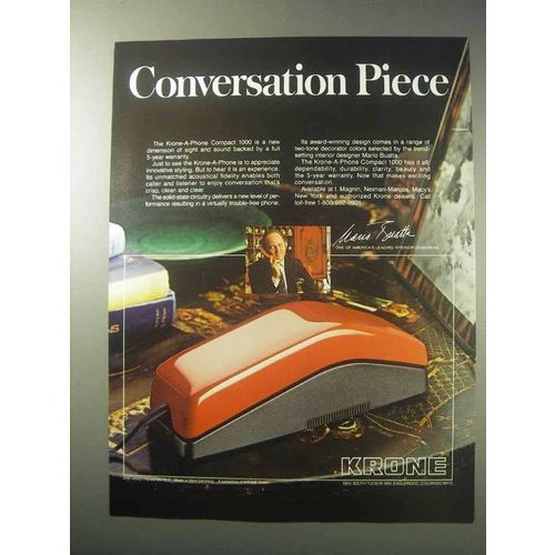 1985 Krone Krone-a-Phone Compact 1000 Phone Ad