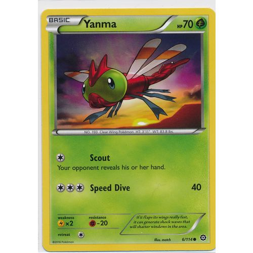 Pokemon XY Steam Siege 6/114 Yanma