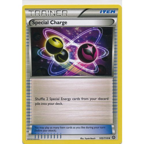 Pokemon XY Steam Siege 105/114 Special Charge