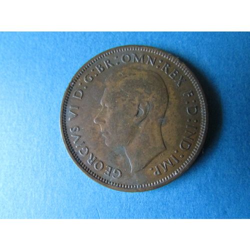 1946 GEORGE VI ONE PENNY FREE POST. J