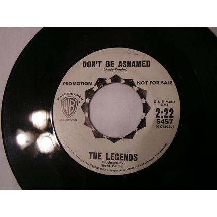The Legends Promo 45-HERE COMES THE PAIN/DON'T BE ASHAMED Garage Band
