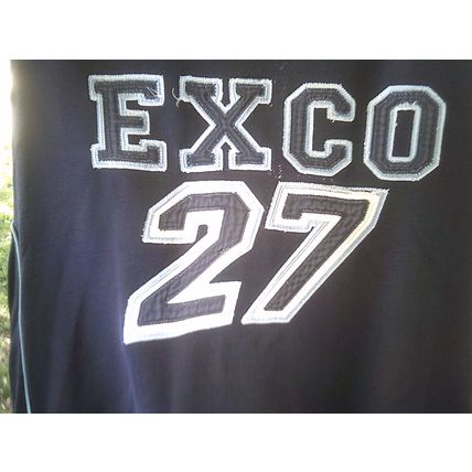 Exco 27 Men's hoodie navy size XL zip front