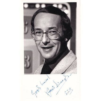 Fred Dinenage Gambit ITV Quiz Show Hand Signed Photo