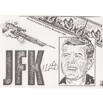 JFK 30th Anniversary Assassination Postcard