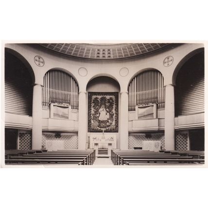 Notre Dame De France Leicester Square Real Photo Organ Postcard