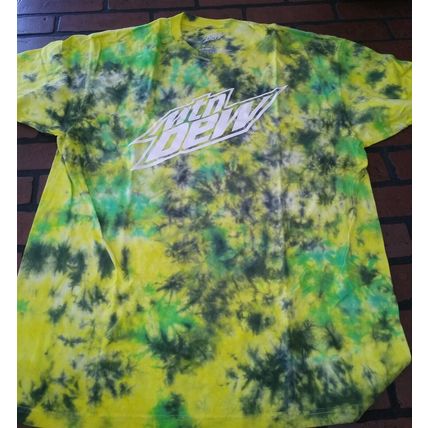 MOUNTAIN DEW Tie Dye Licensed 2021 Men's T-Shirt ~Never Worn~ XL