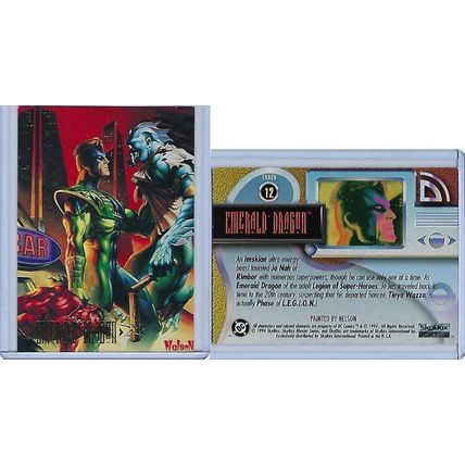 Emerald Dragon #12 - Painted by Nelson - DC Comics Trading Card