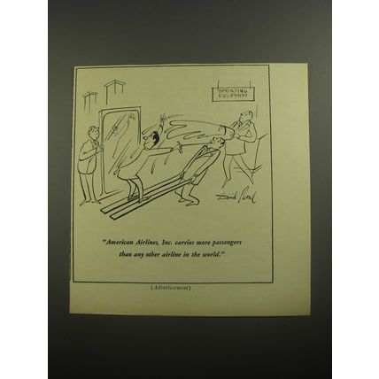 1956 American Airlines Ad - Sporting Equipment