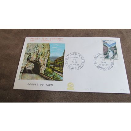 1965 France FDC Cover - Gorges du Tarn