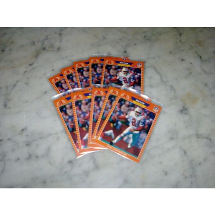 Lot of 10 Doug Flutie 1989 Pro-Set Football Cards