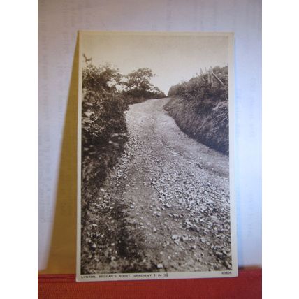 BEGGAR'S ROOST, LYNTON unused vintage postcard. Photochrom =