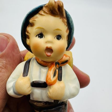 Hummel GOEBEL Germany School Boy Figurine Vintage Painted 822/0 1987