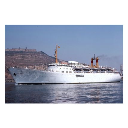 SL0725 - Spanish Ferry - Ciudad De Compostela - photograph 6x4