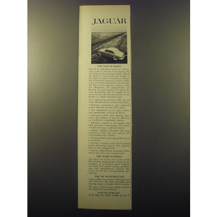 1960 Jaguar Cars Advertisement - Jaguar The New 3.8 Sedan