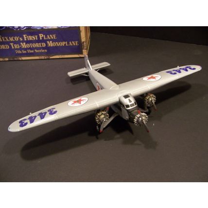 WINGS OF TEXACO ERTL 1927 FORD TRI MOTORED MONOPLANE AIRPLANE BANK 1999