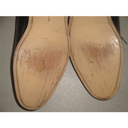 Gleneagles all leather shoe 8.5 Black brogue welted leather sole office wedding